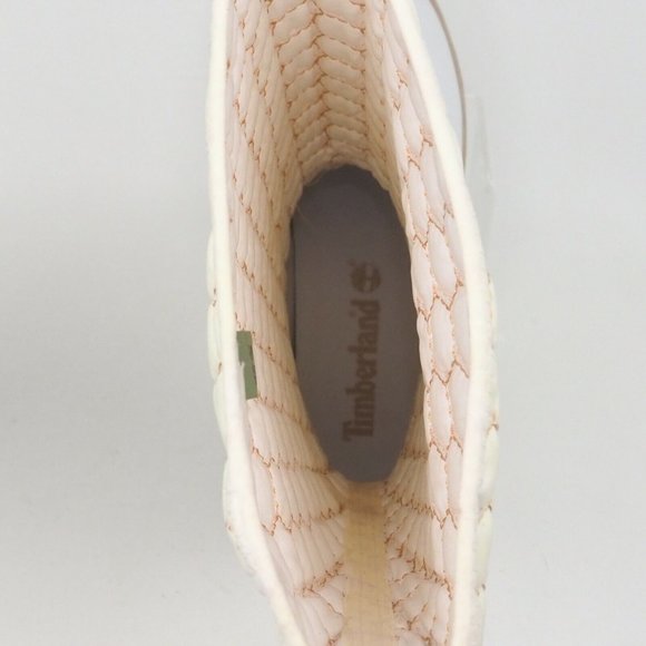 Timberland Kickadillaquilt Womens Boots White Leather 14In Vintage - Picture 6 of 12